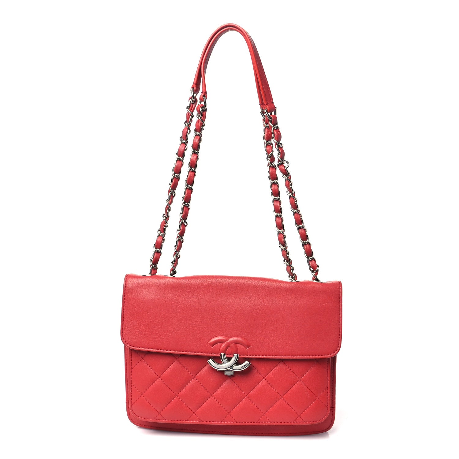 Chanel Caviar Quilted Small CC Box Top Flap Red 1763759 – FASHIONPHILE