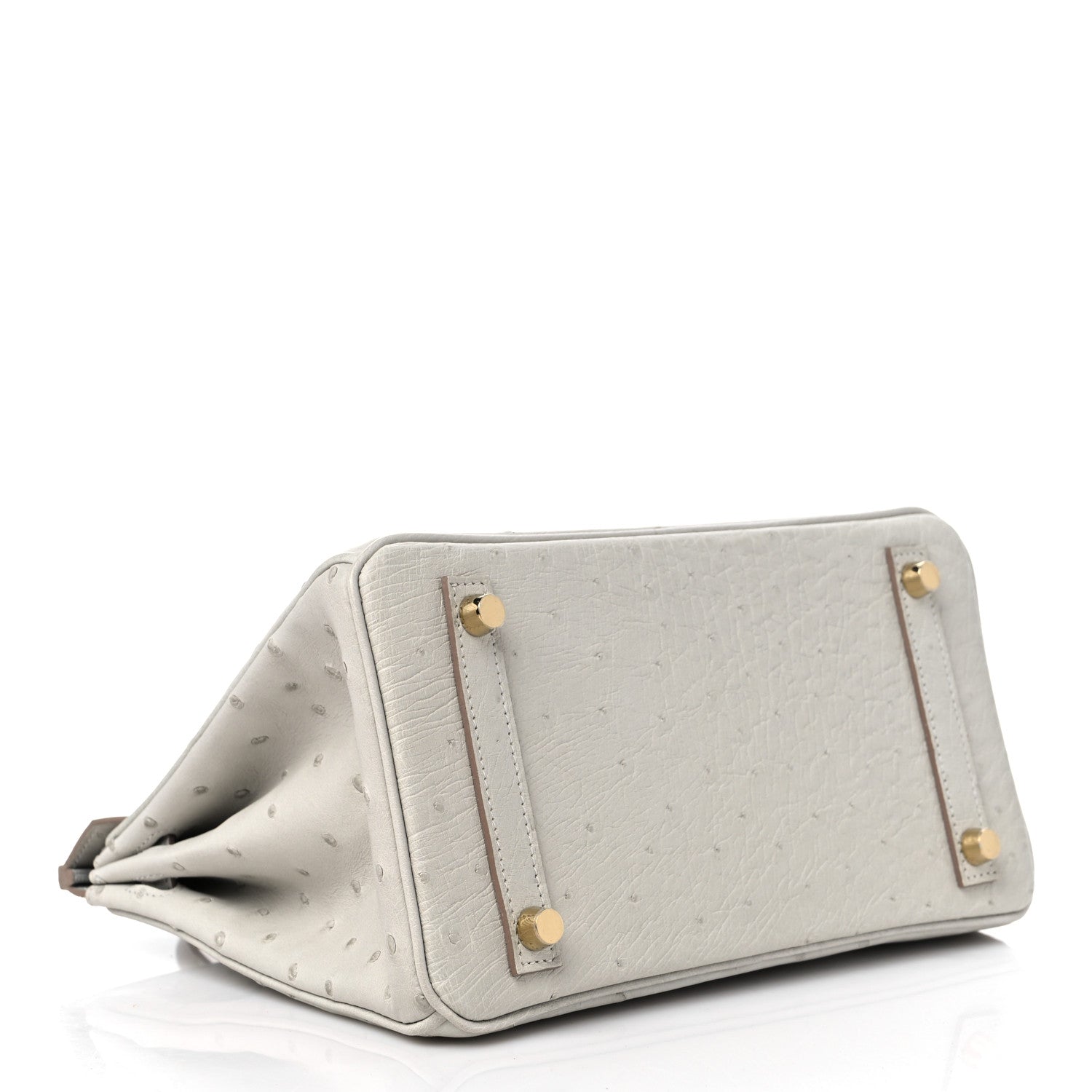 Hermes Ostrich Birkin 25 Gris Perle 4 of 10