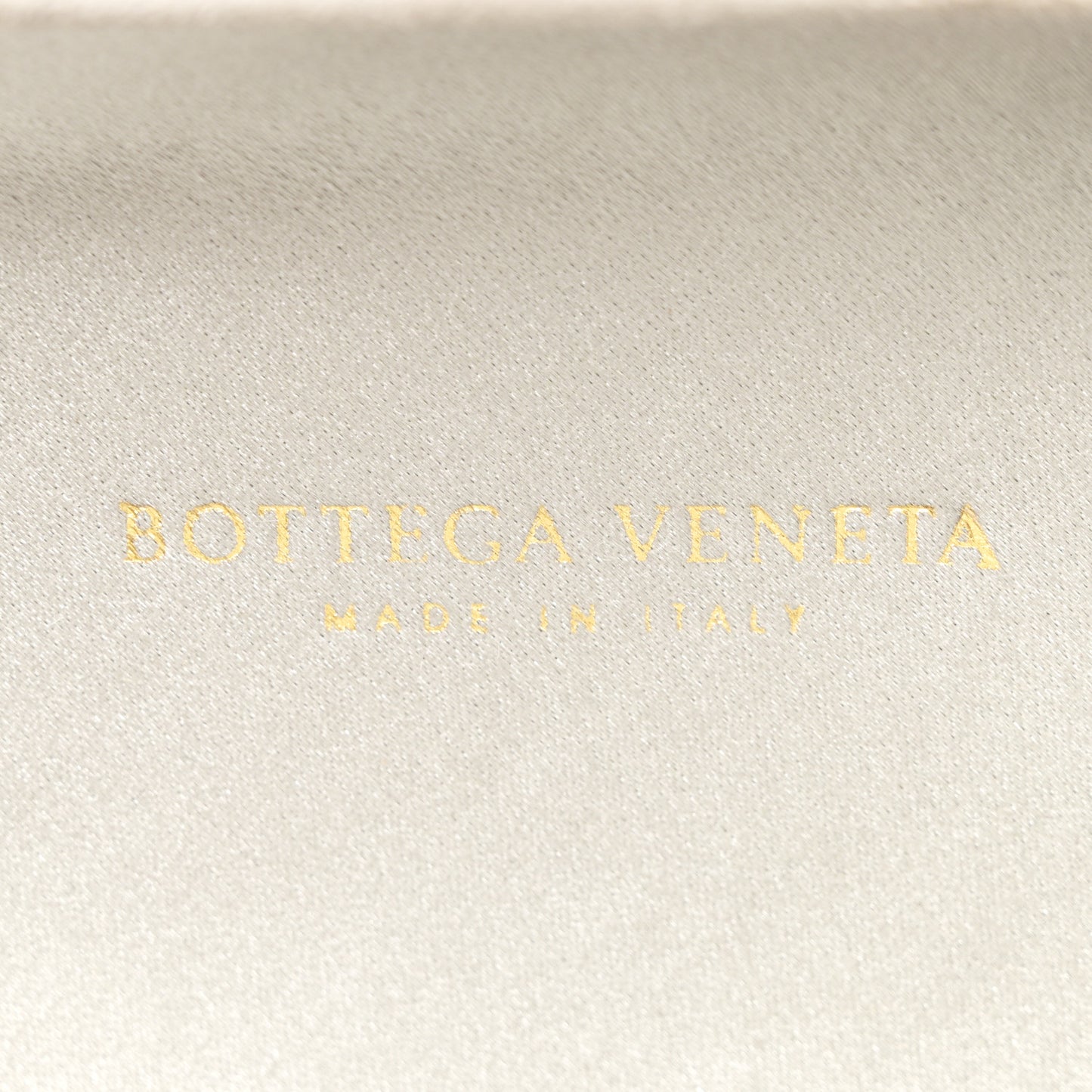 Satin Intreccio Knot Clutch Light Grey