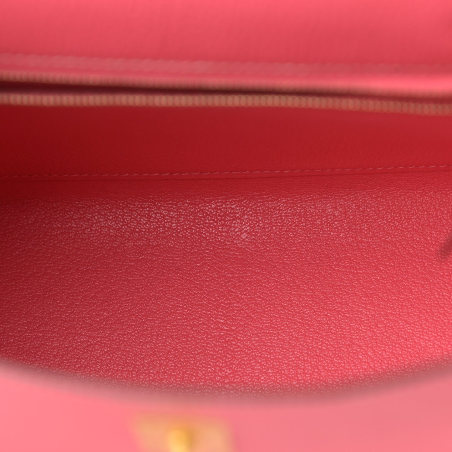 Chevre Bi-Color Horseshoe Kelly Sellier 25 Rose Lipstick Bubblegum