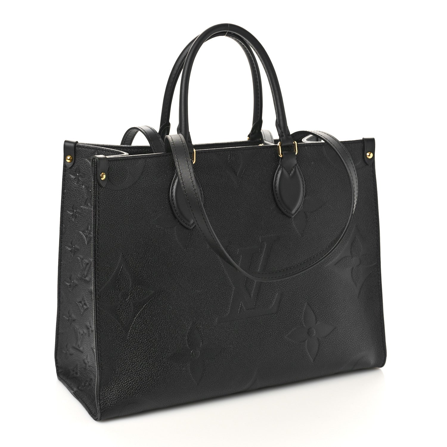 Louis Vuitton Empreinte Monogram Giant Onthego MM Black 2 of 8