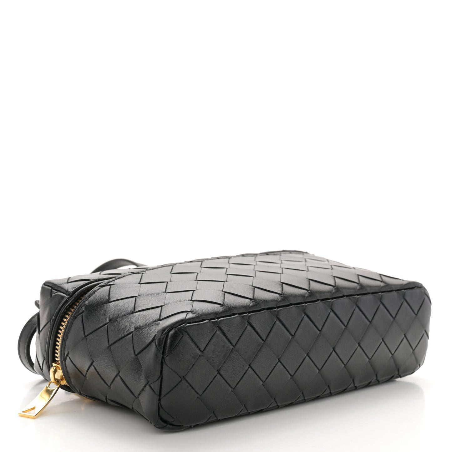 Calfskin Intrecciato Bang Bang Vanity Case Black