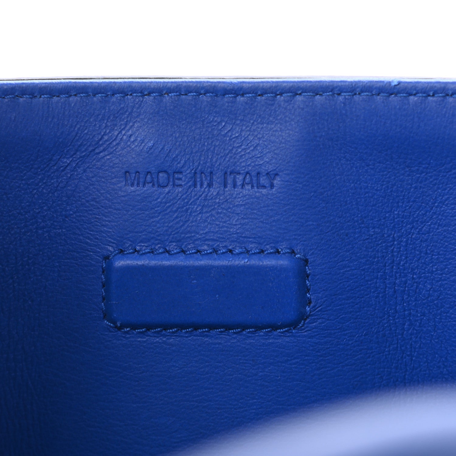 Christian Dior Calfskin Large Diorever Flap Blue 5 of 11