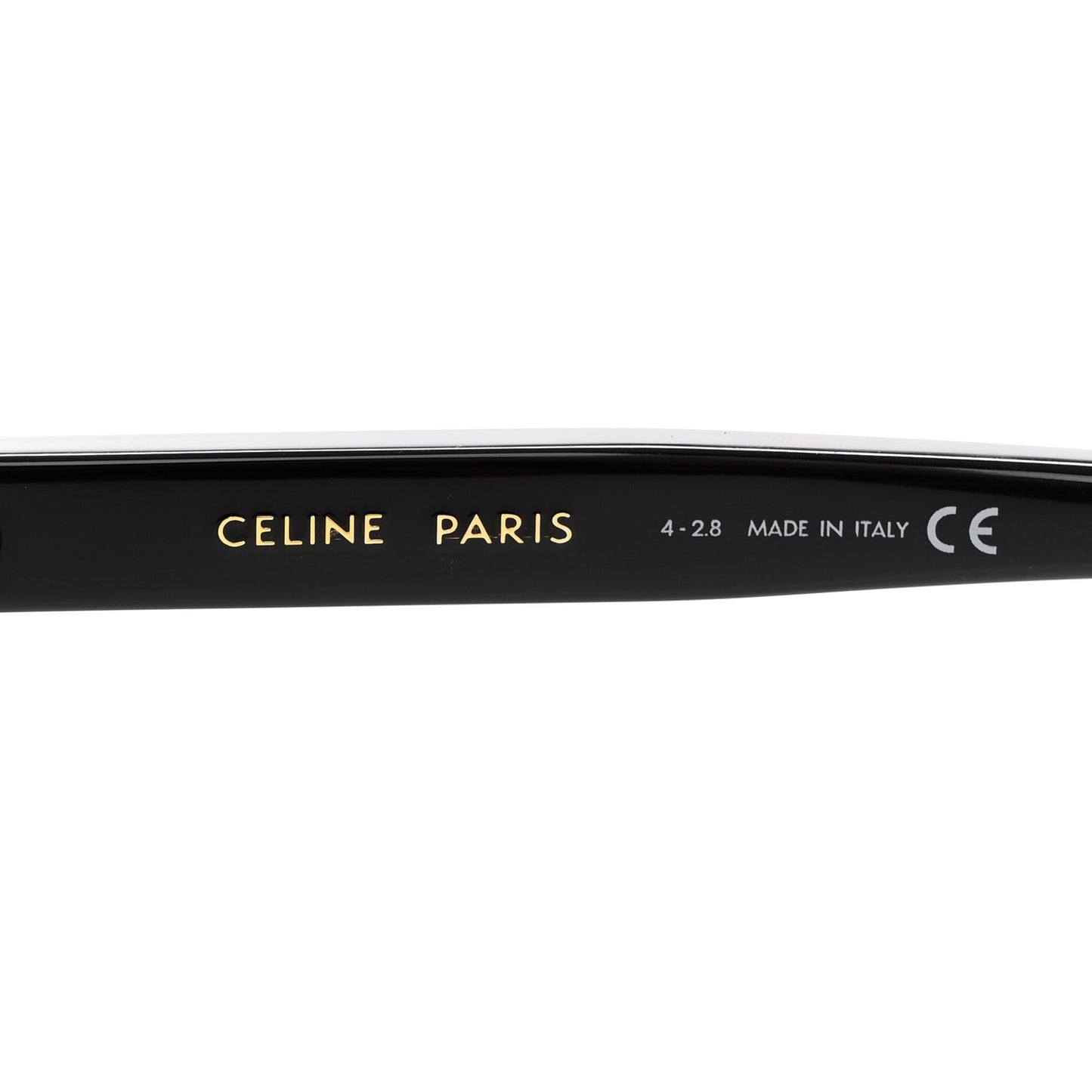 Acetate Round Sunglasses CL400711 Black
