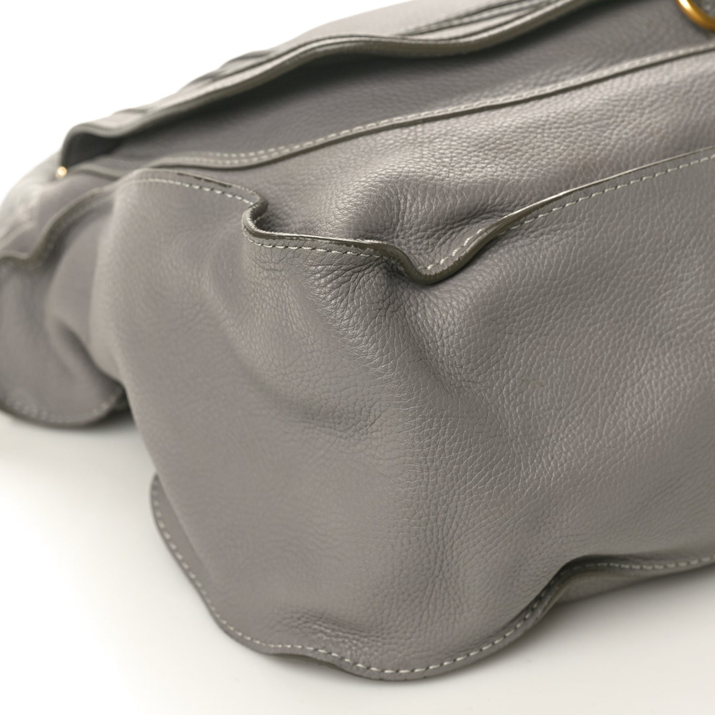 Calfskin Large Marcie Satchel Cashmere Grey