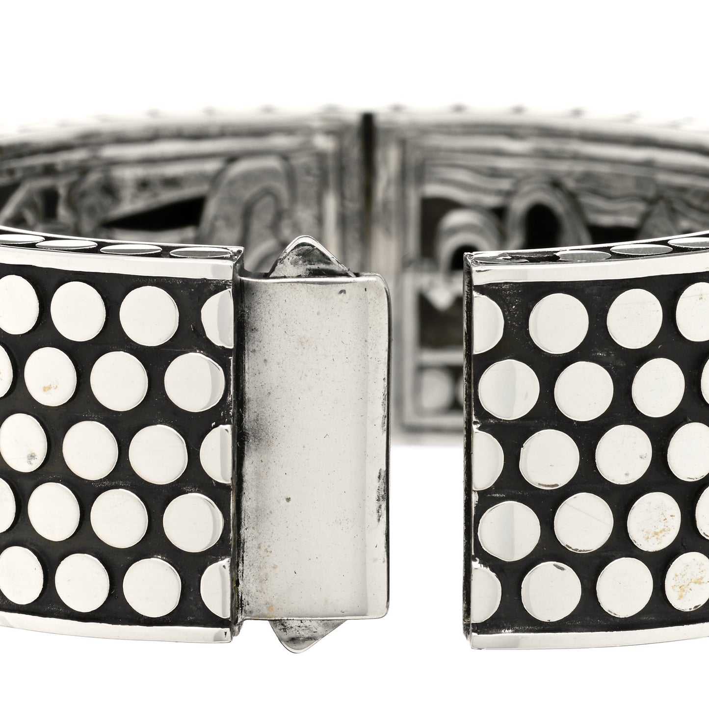 Sterling Silver Dot Bangle Bracelet