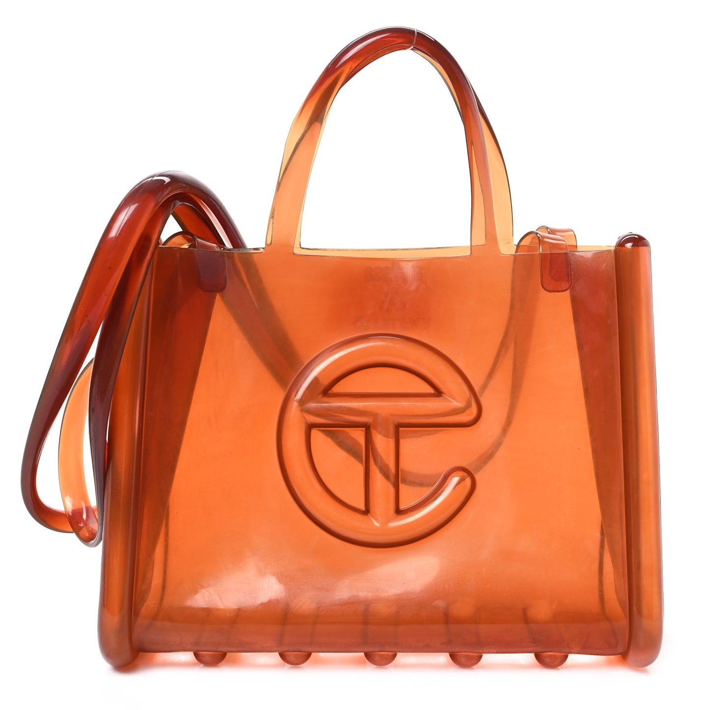 x MELISSA Jelly Medium Shopping Bag Clear Brown