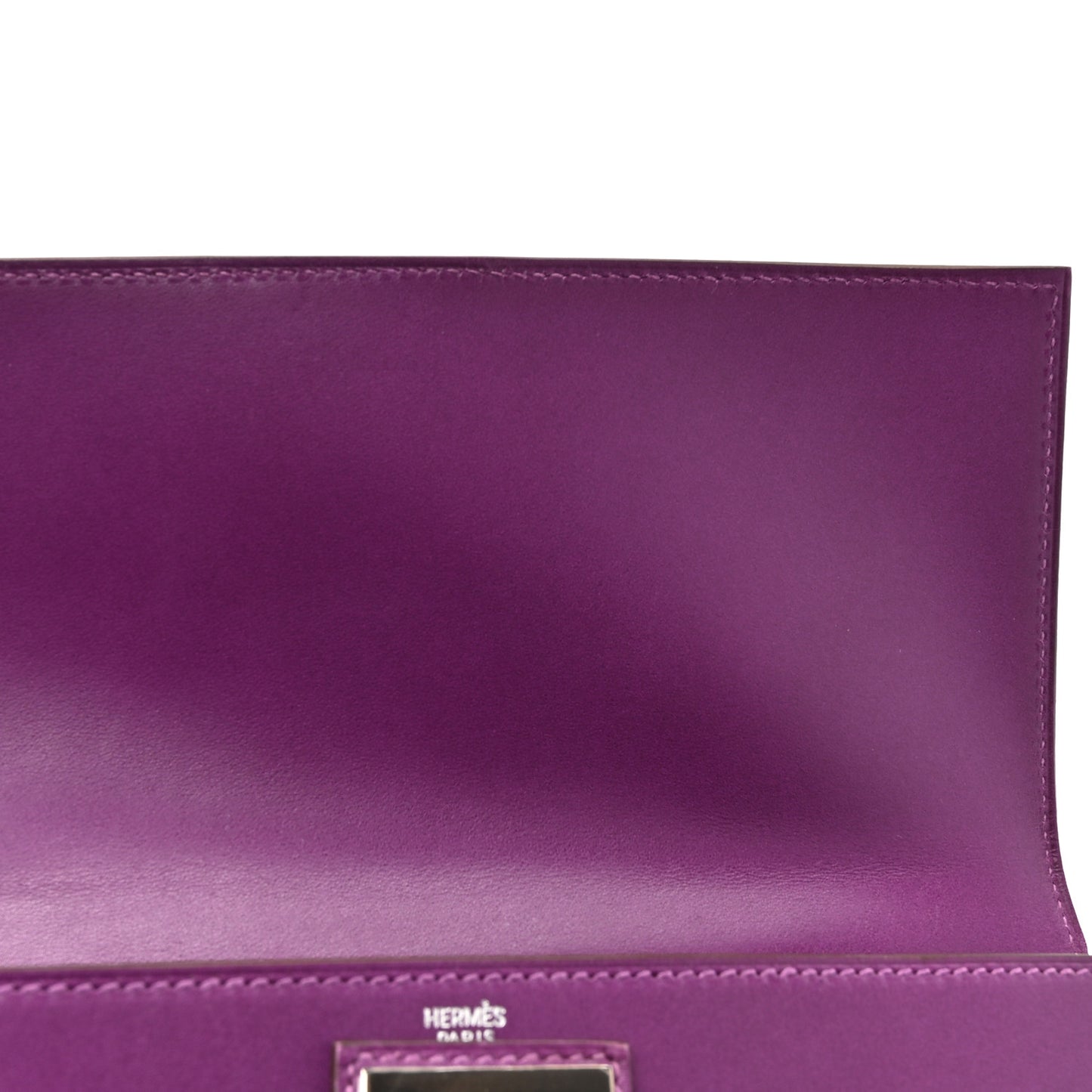 Tadelakt Medor 23 Clutch Violet