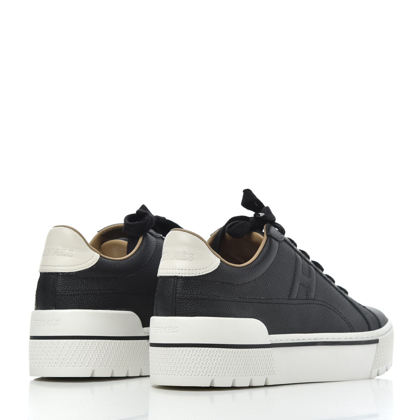 Epsom Womens Voltage Sneakers 37.5 Black White