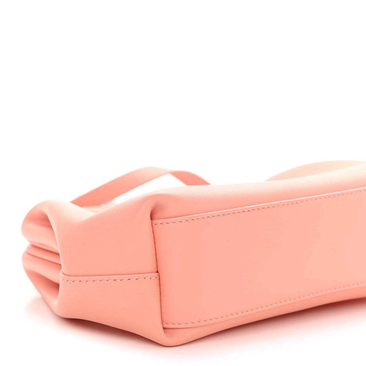 Calfskin Small The Point Triangle Bag Peachy