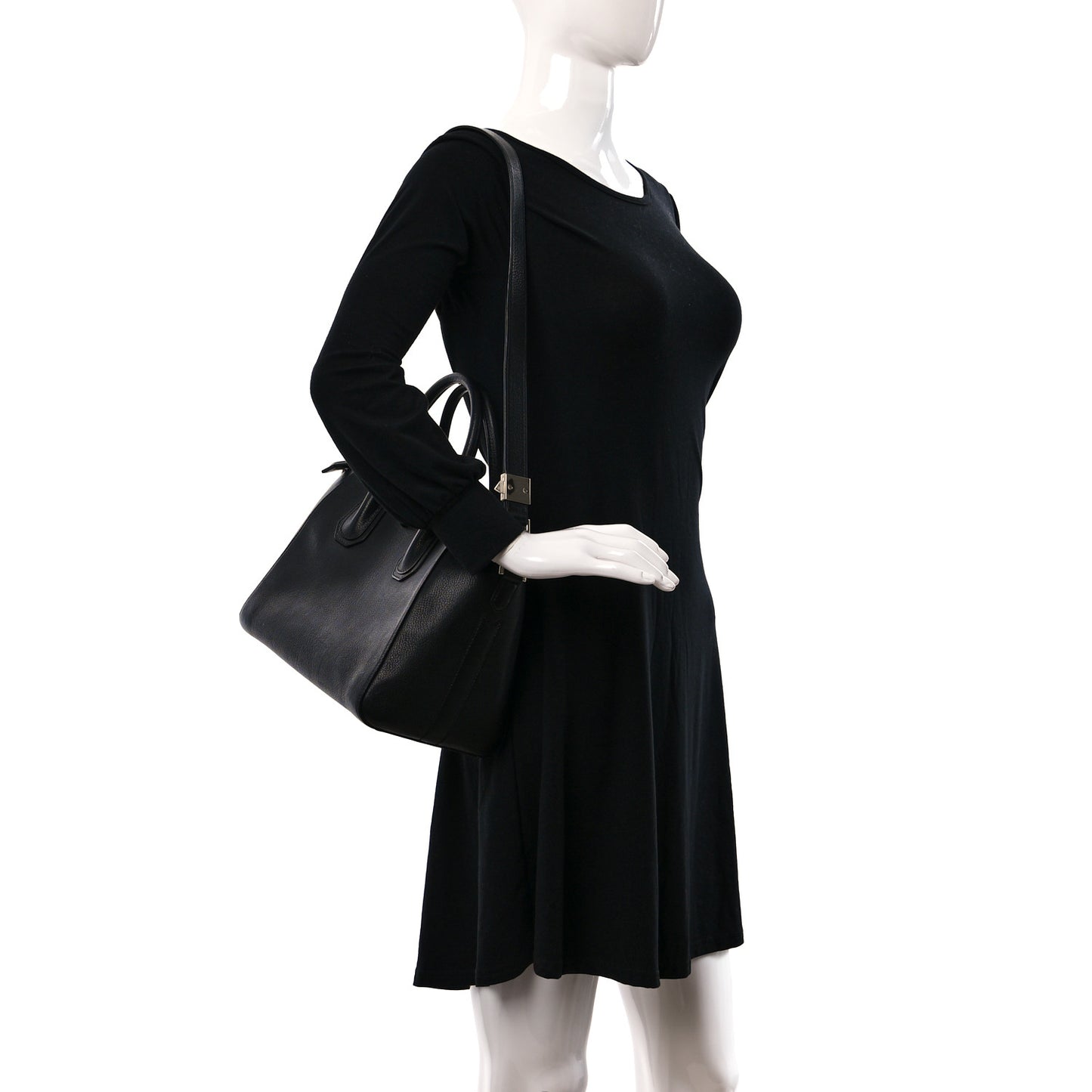 Sugar Goatskin Small Antigona Black