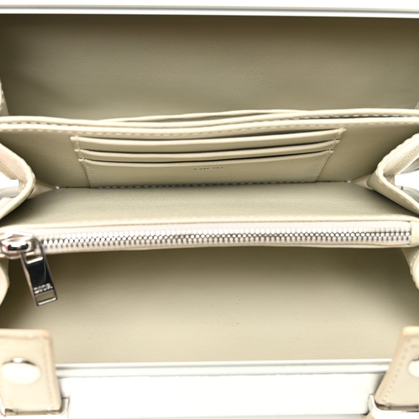 X RIMOWA Aluminum Personal Clutch On Strap Silver