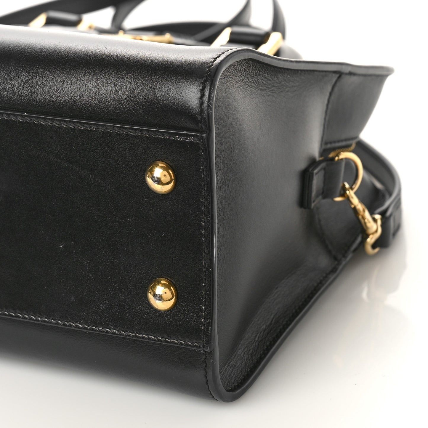 Calfskin Monogram Baby Cabas Black