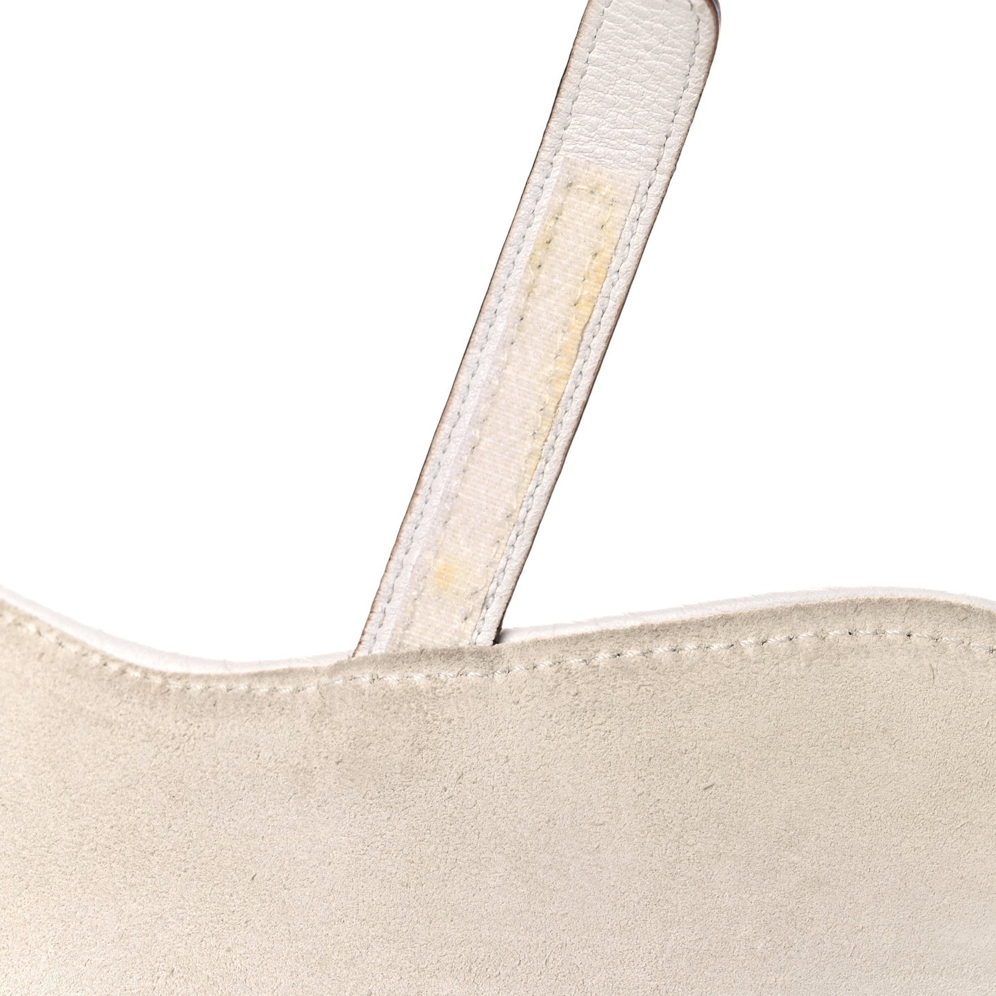 Calfskin Saddle Bag White