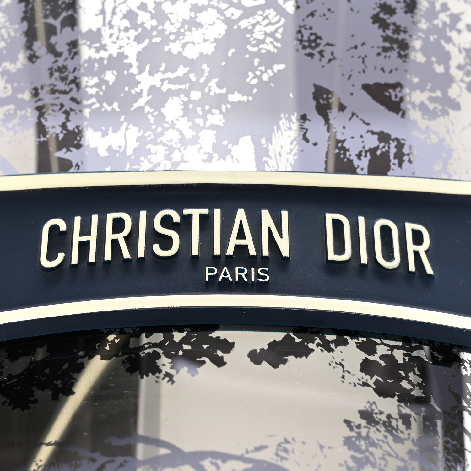 Christian Dior Toile de Jouy DiorClub V1U Sun Visor Blue 7 of 9