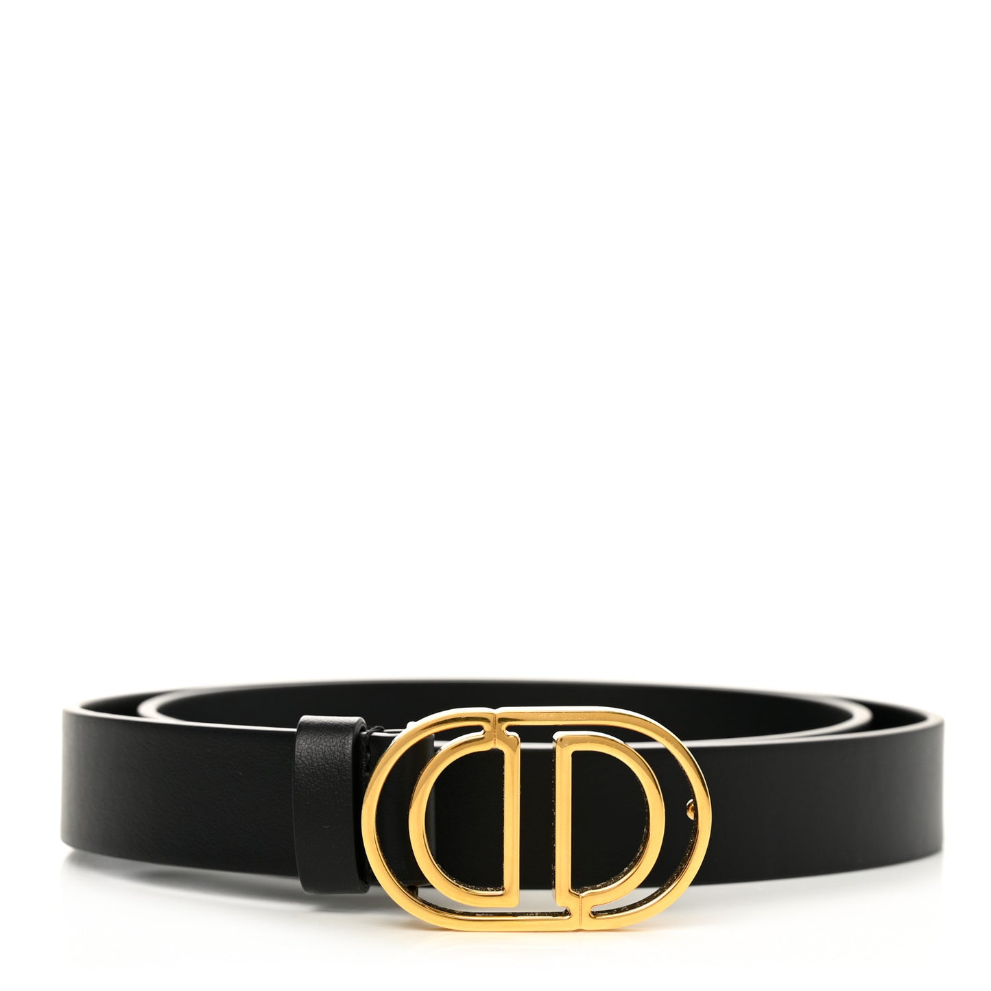 Calfskin CD Belt 85 Black