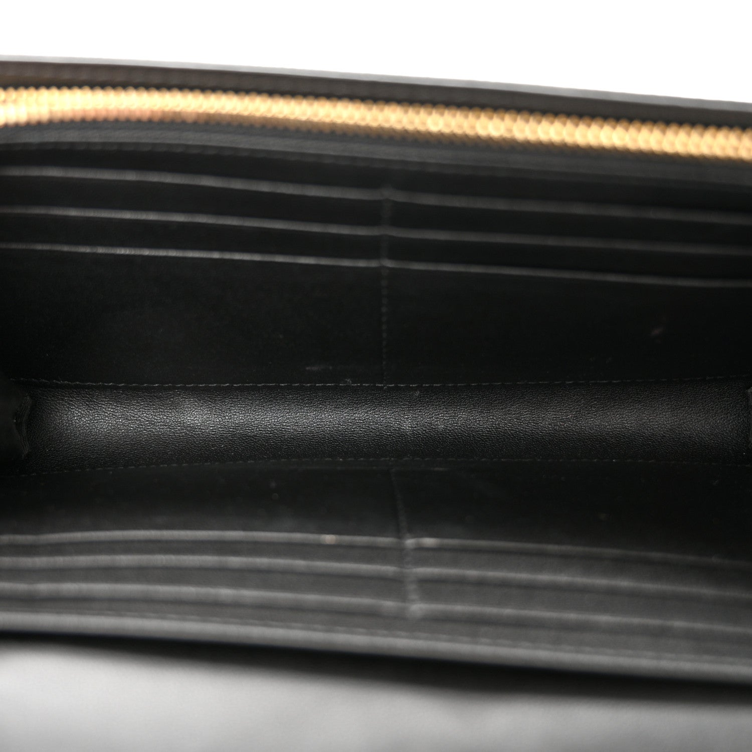 Christian Dior Grained Calfskin Diorama Croisiere Chain Wallet Black 5 of 10