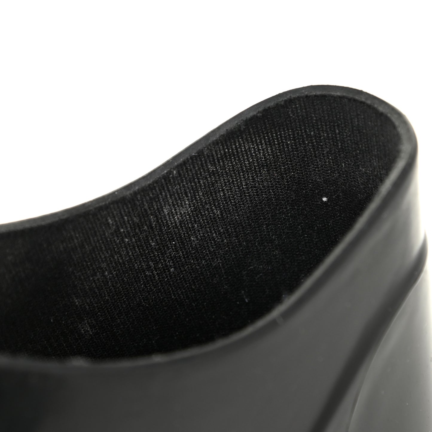 Rubber Shine Ankle Boots 38 Black