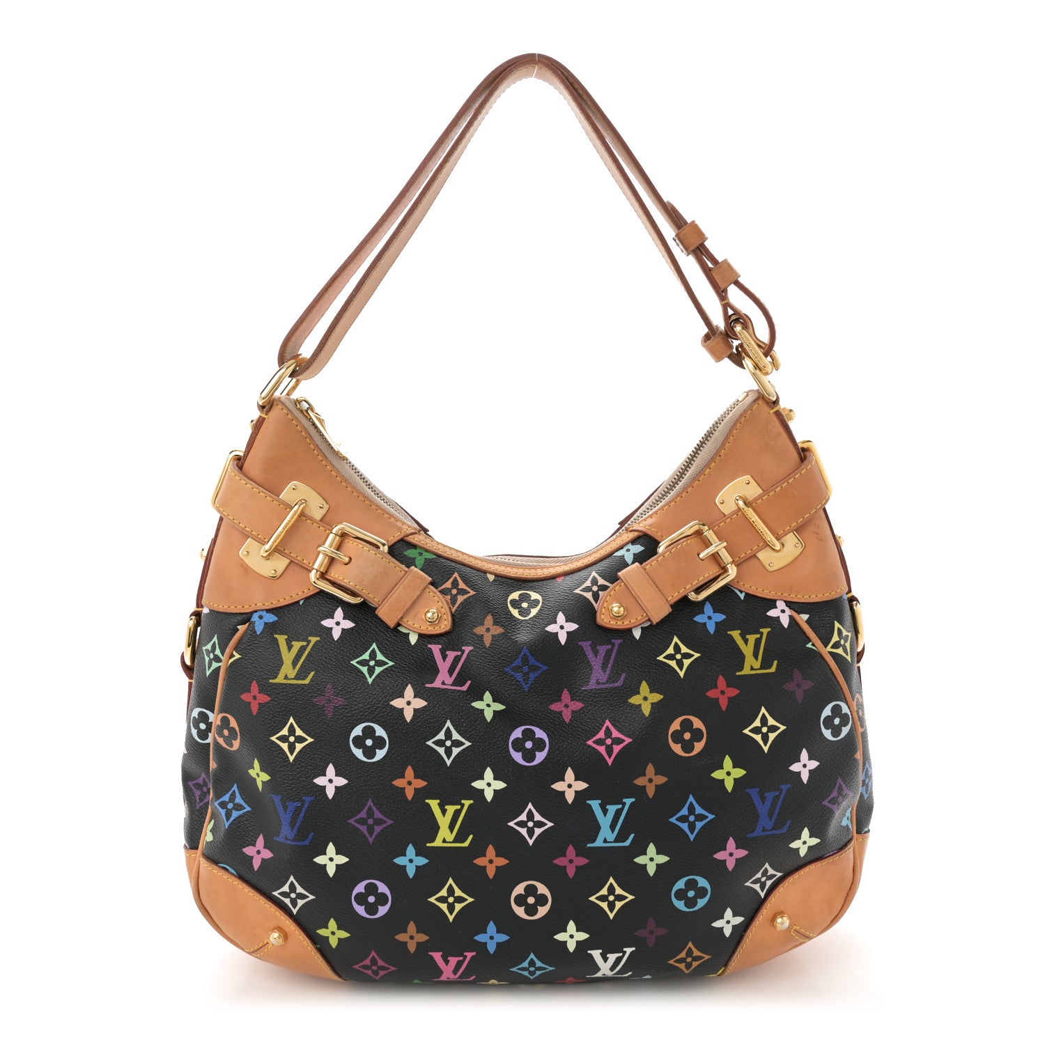 Louis Vuitton Monogram Multicolor Greta Black 1 of 12
