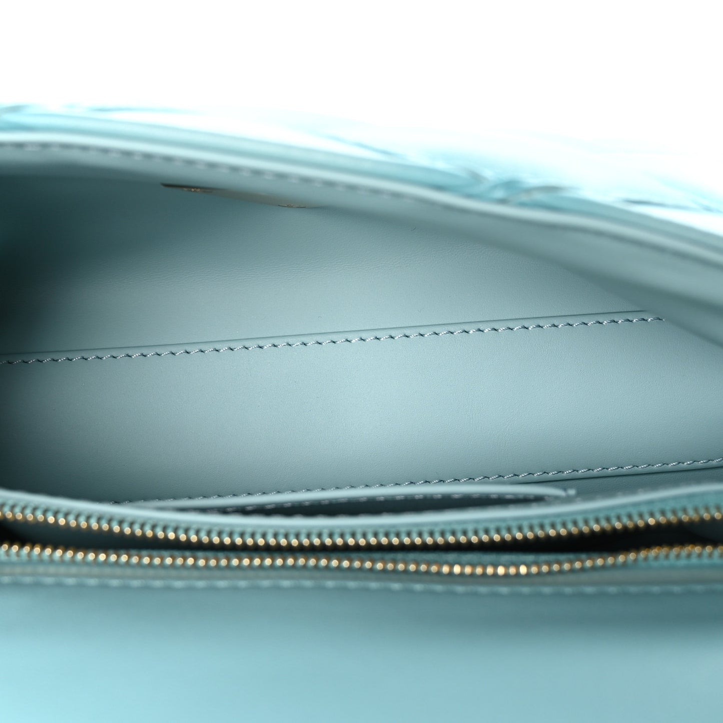 Lambskin Malletage Top Handle GO-14 MM Lagoon
