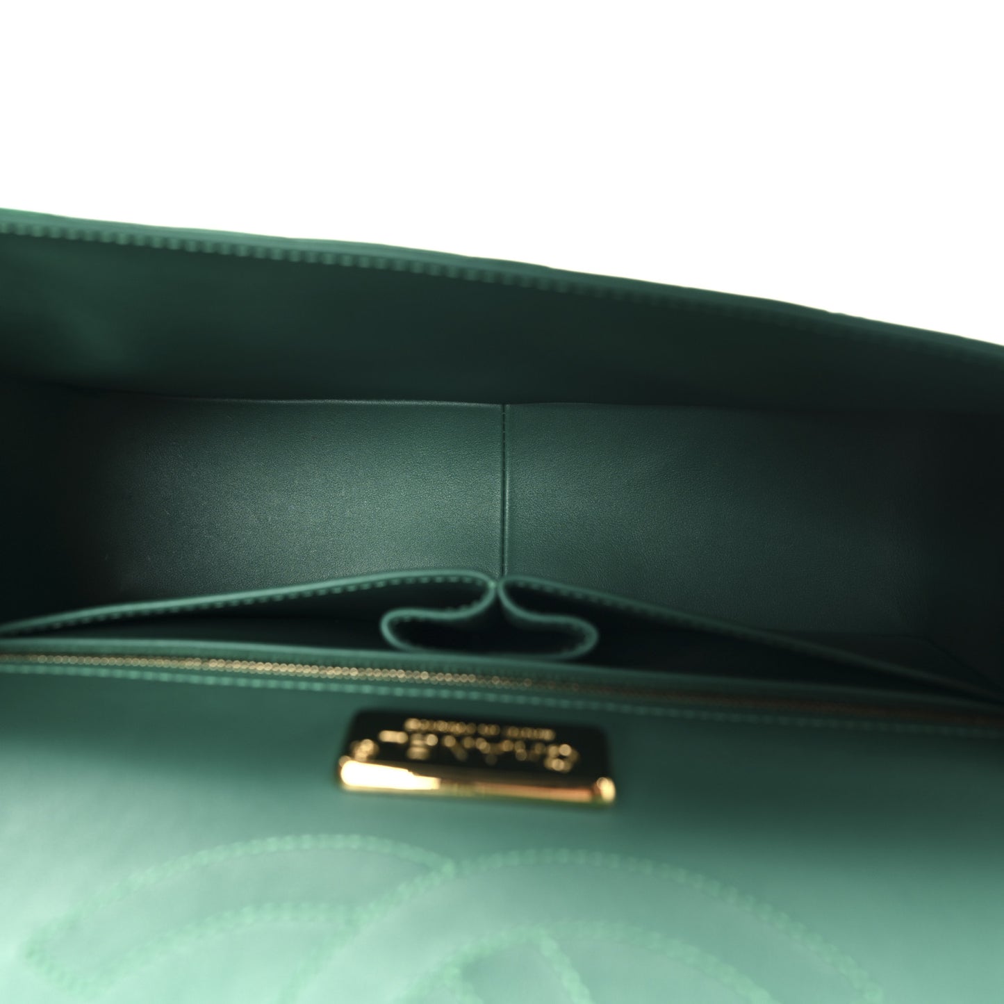 Alligator Jumbo Double Flap Green