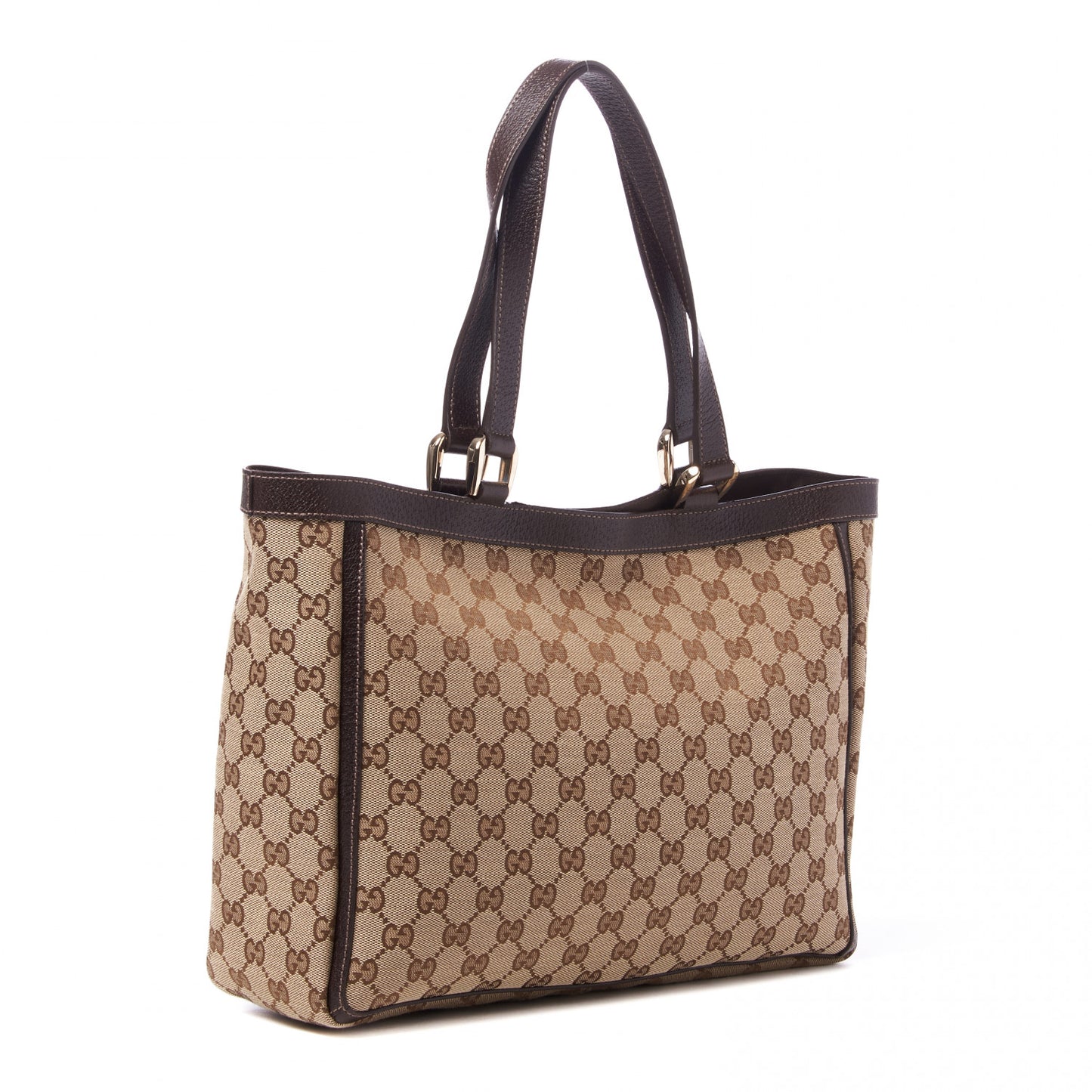 Monogram Abbey D Ring Tote Dark Brown