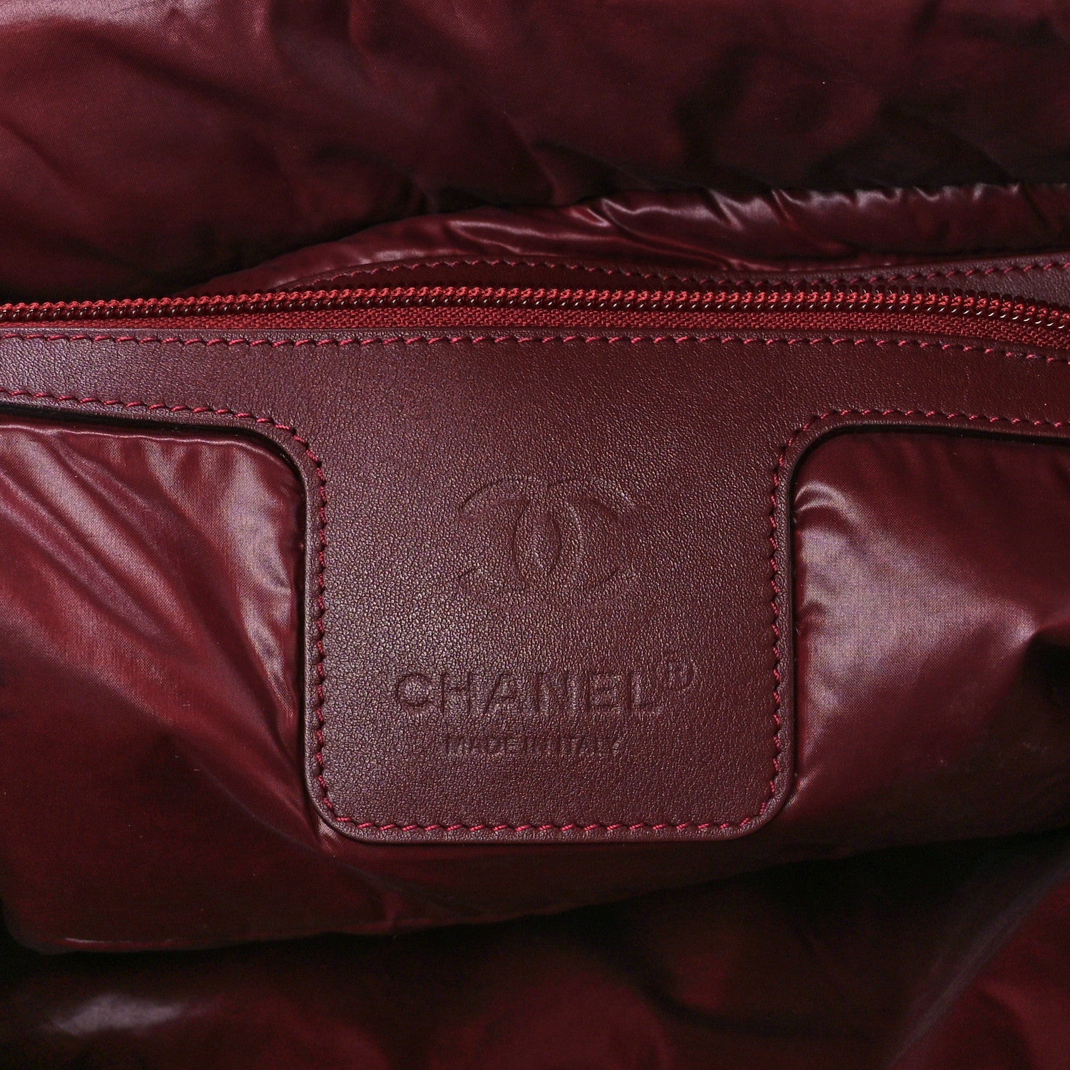 Chanel Nylon Quilted Large Coco Cocoon Tote Black 6 of 12