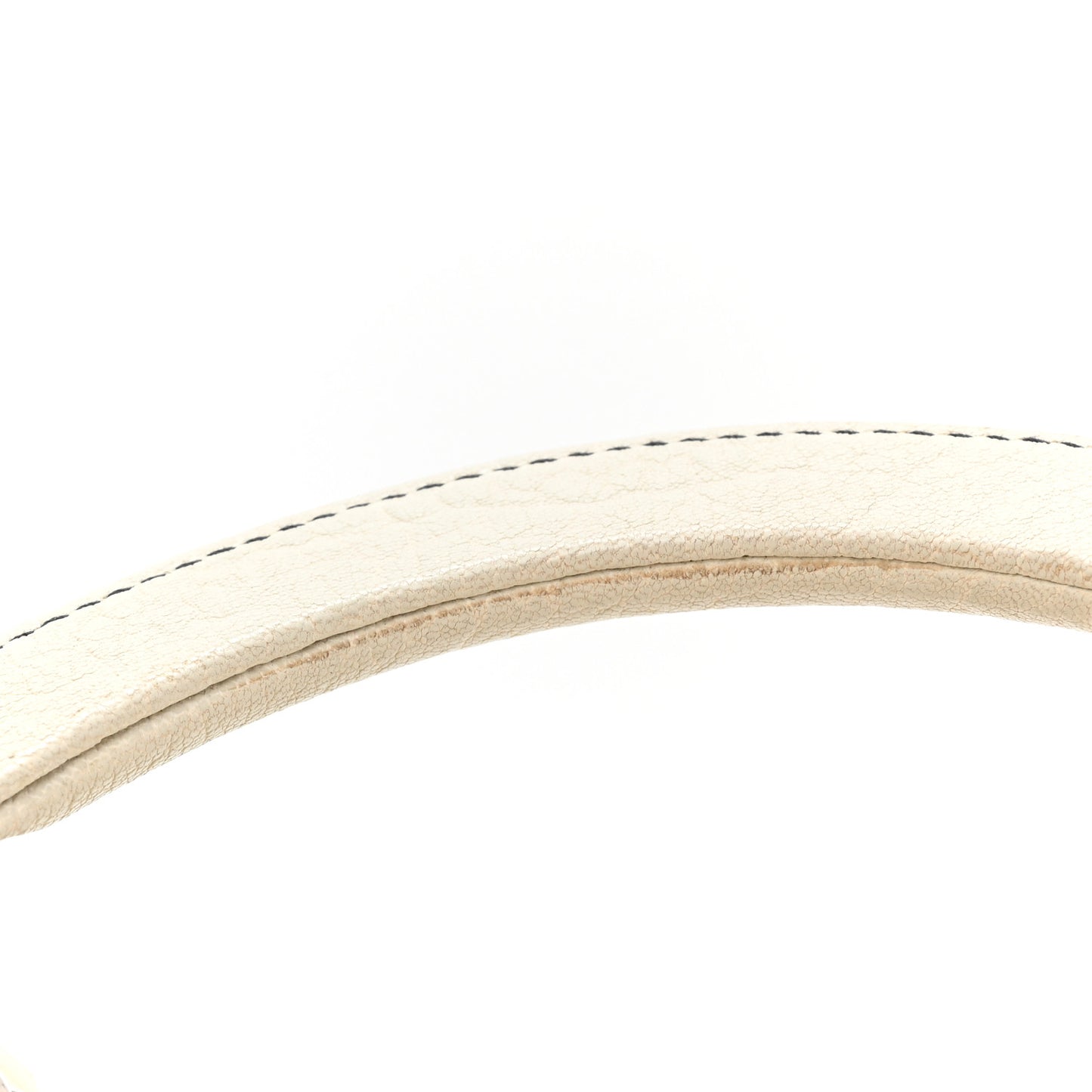Canyon Grained Lambskin Large Lady Dior Off White