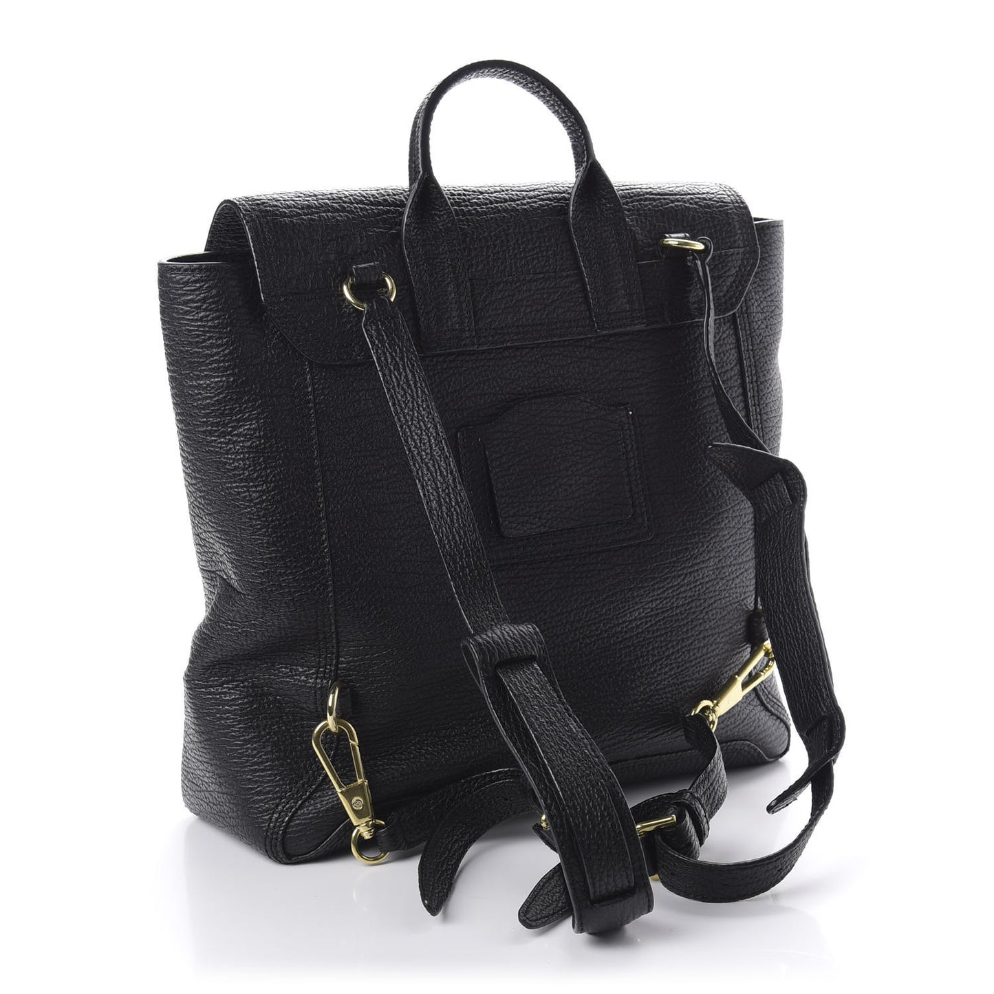 3.1 Textured Calfskin Pashli Backpack Black