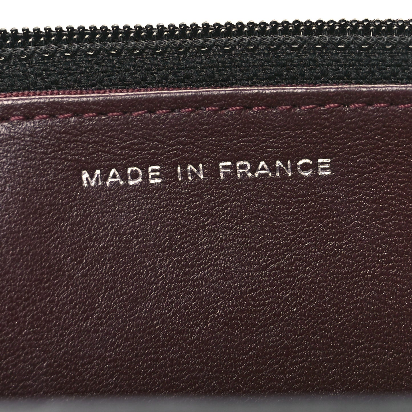 Lambskin Quilted Wallet On Chain WOC Black