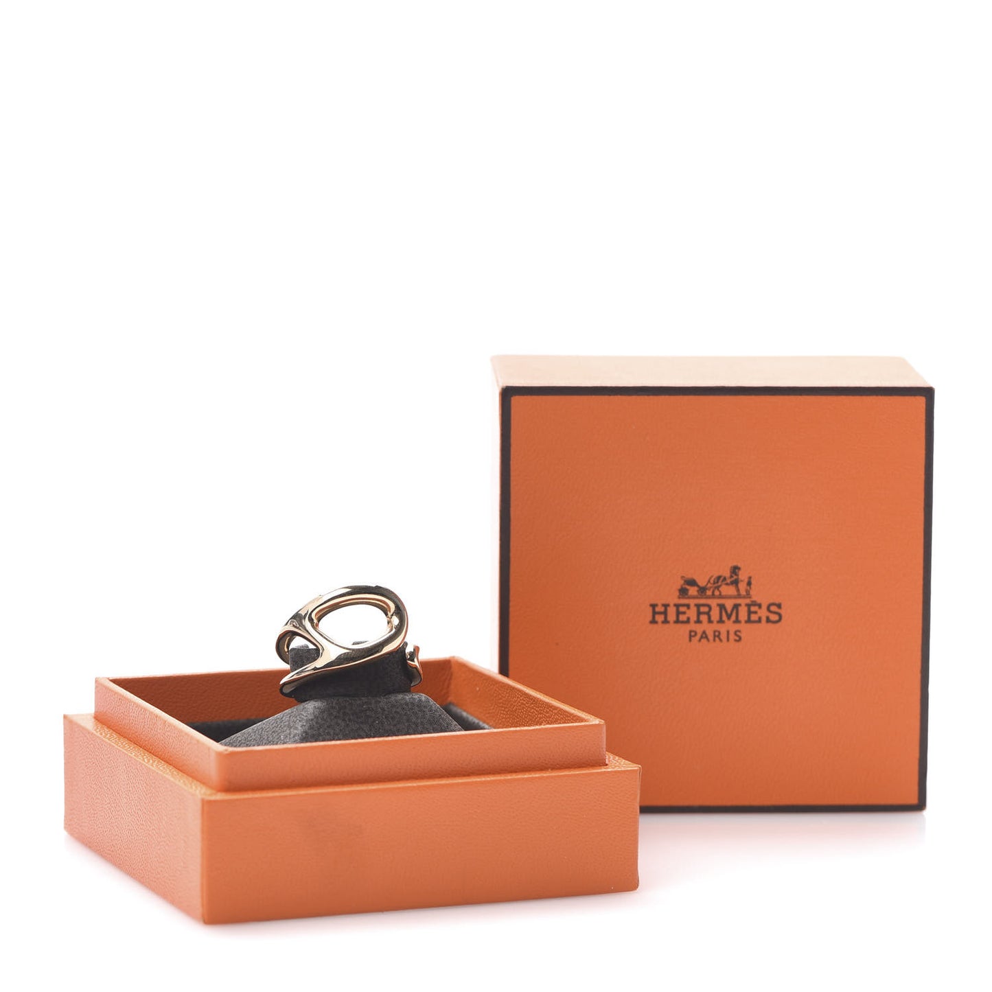 18K Rose Gold MM Chaine d'Ancre Punk Ring 53 6.25