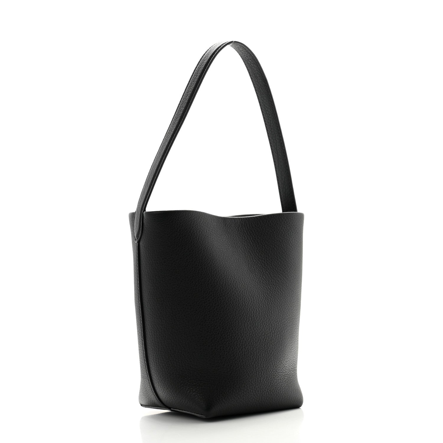 The Row Grained Calfskin Small N/S Park Tote Black 3 of 9