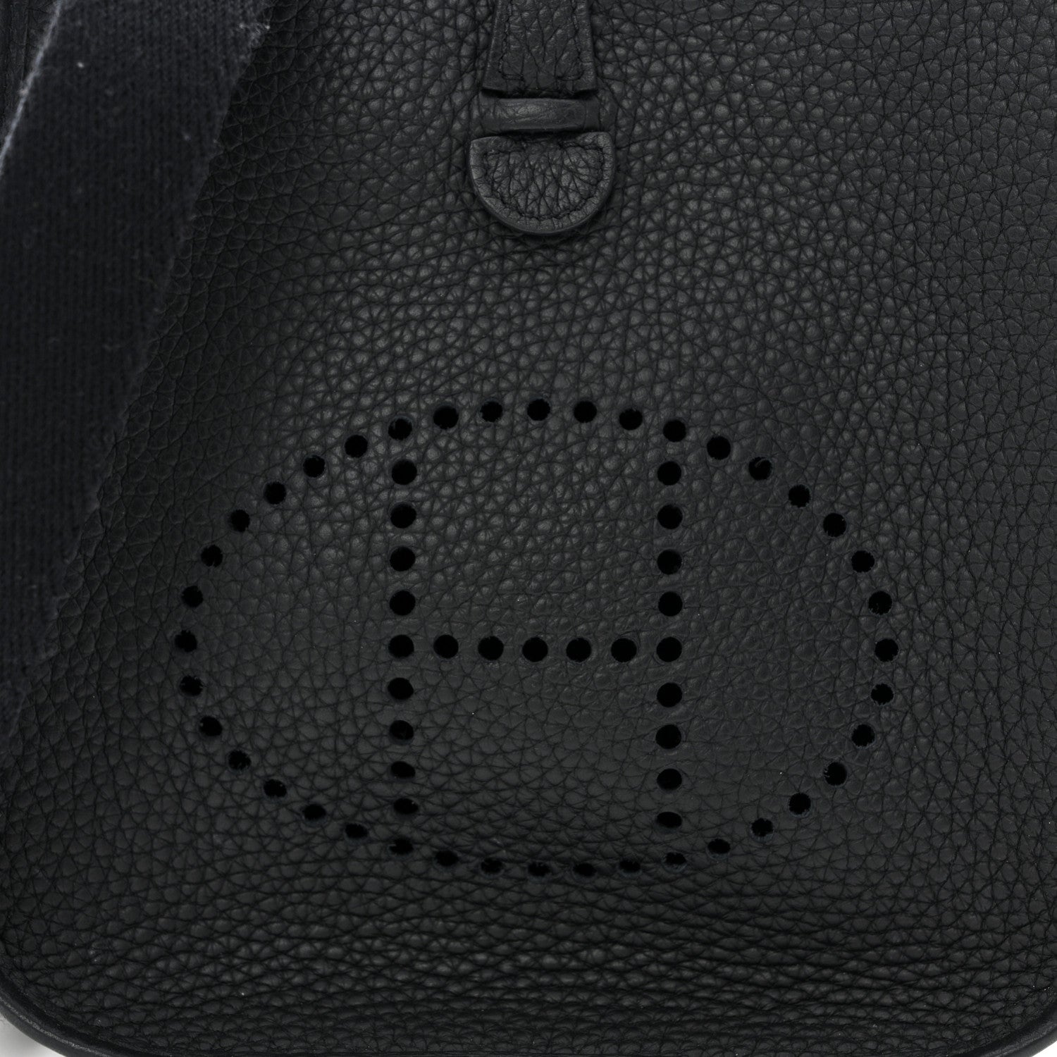 Hermes Taurillon Clemence Evelyne TPM Black 8 of 11