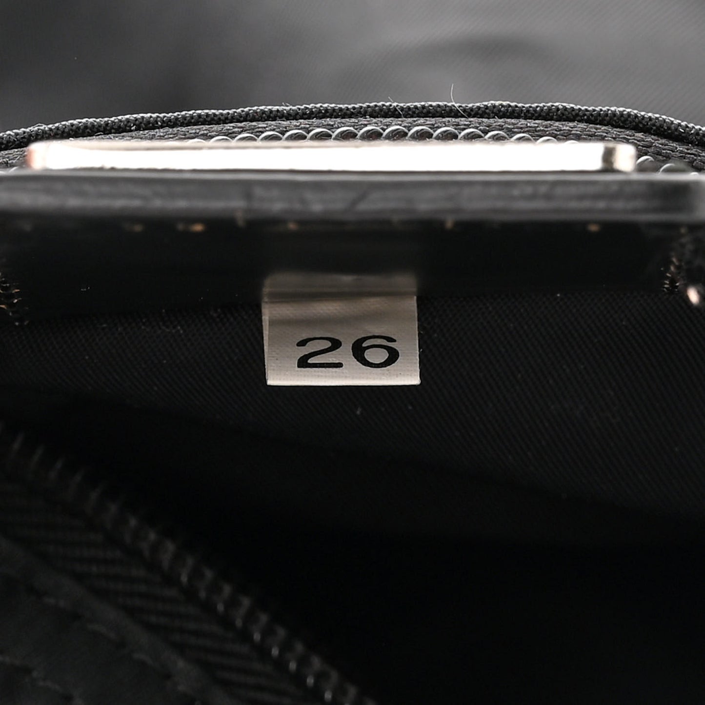 Nylon Saffiano Flat Messenger Bag Black