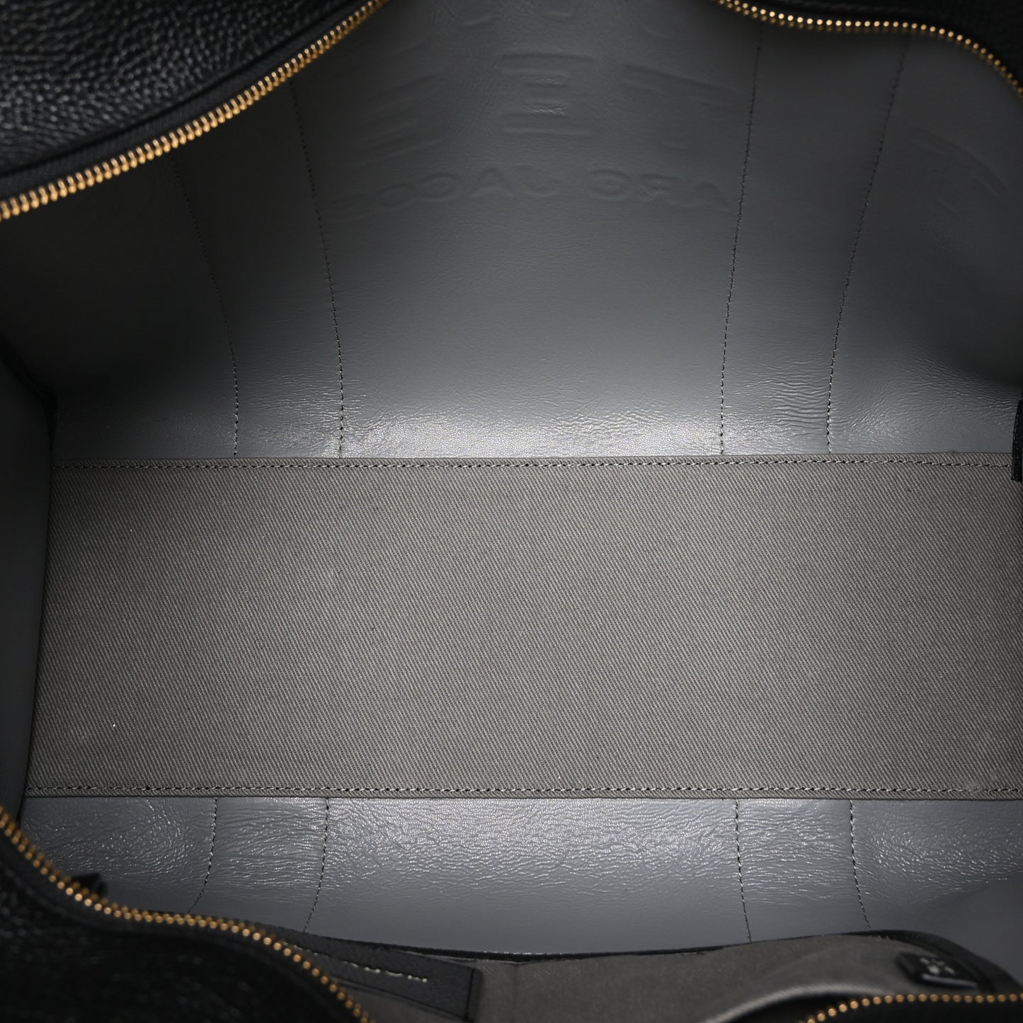 Grained Calfskin Large The Tote Bag Black