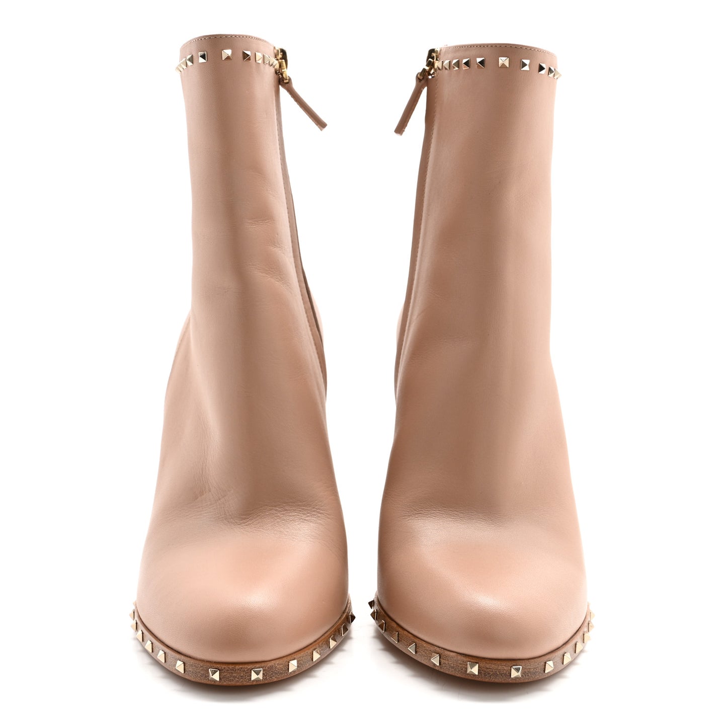 Nappa Soul Rockstud 90mm Ankle Boots 40 Skin Sorbet