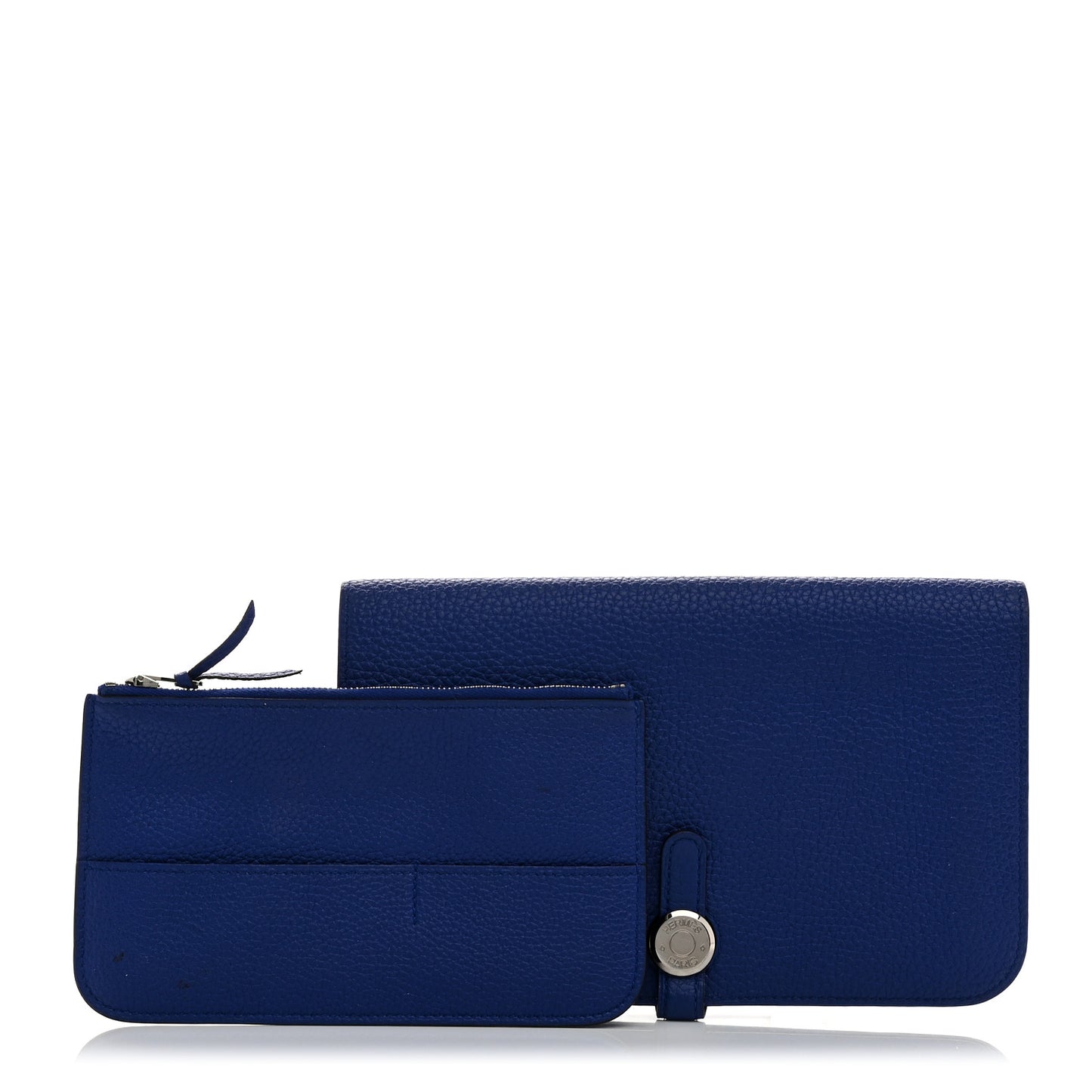 Togo Dogon Duo Wallet Bleu Electrique