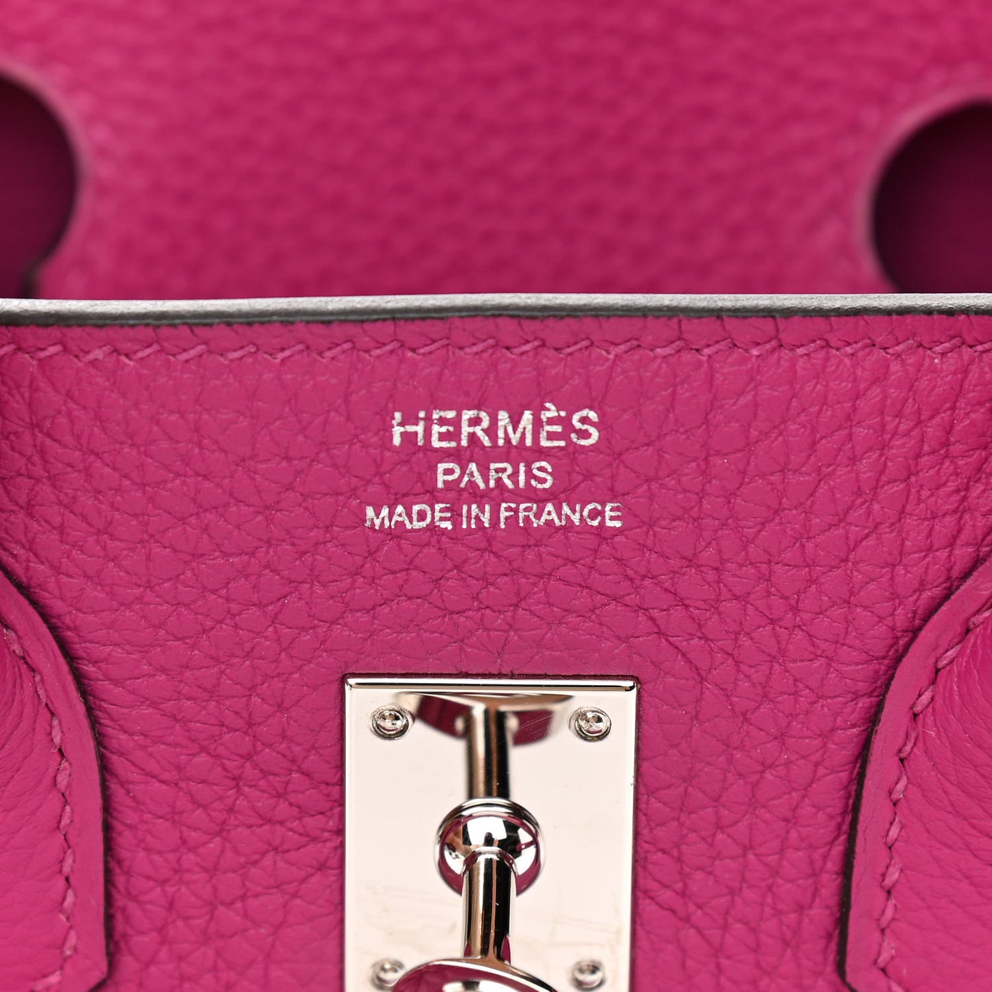 Togo Birkin 25 Rose Pourpre
