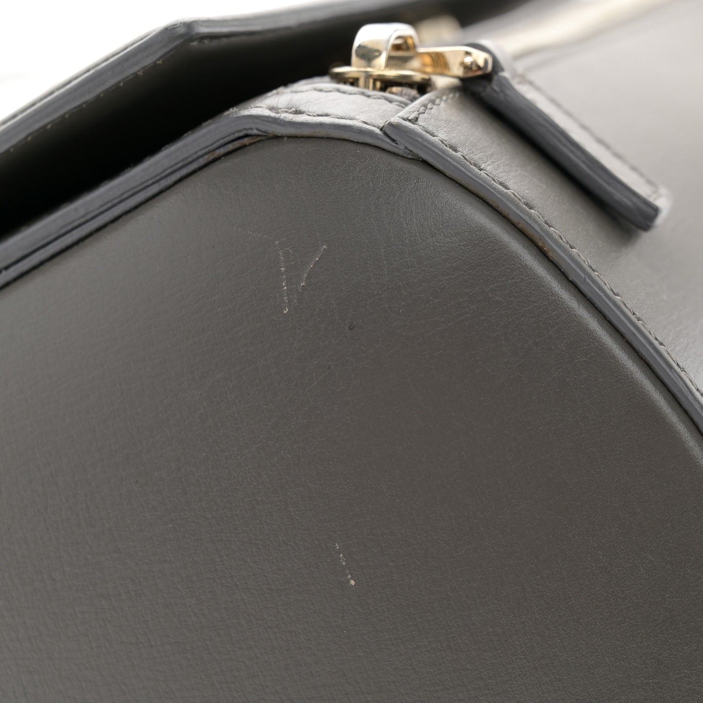 Textured Calfskin Medium Pandora Box Crossbody Bag Black