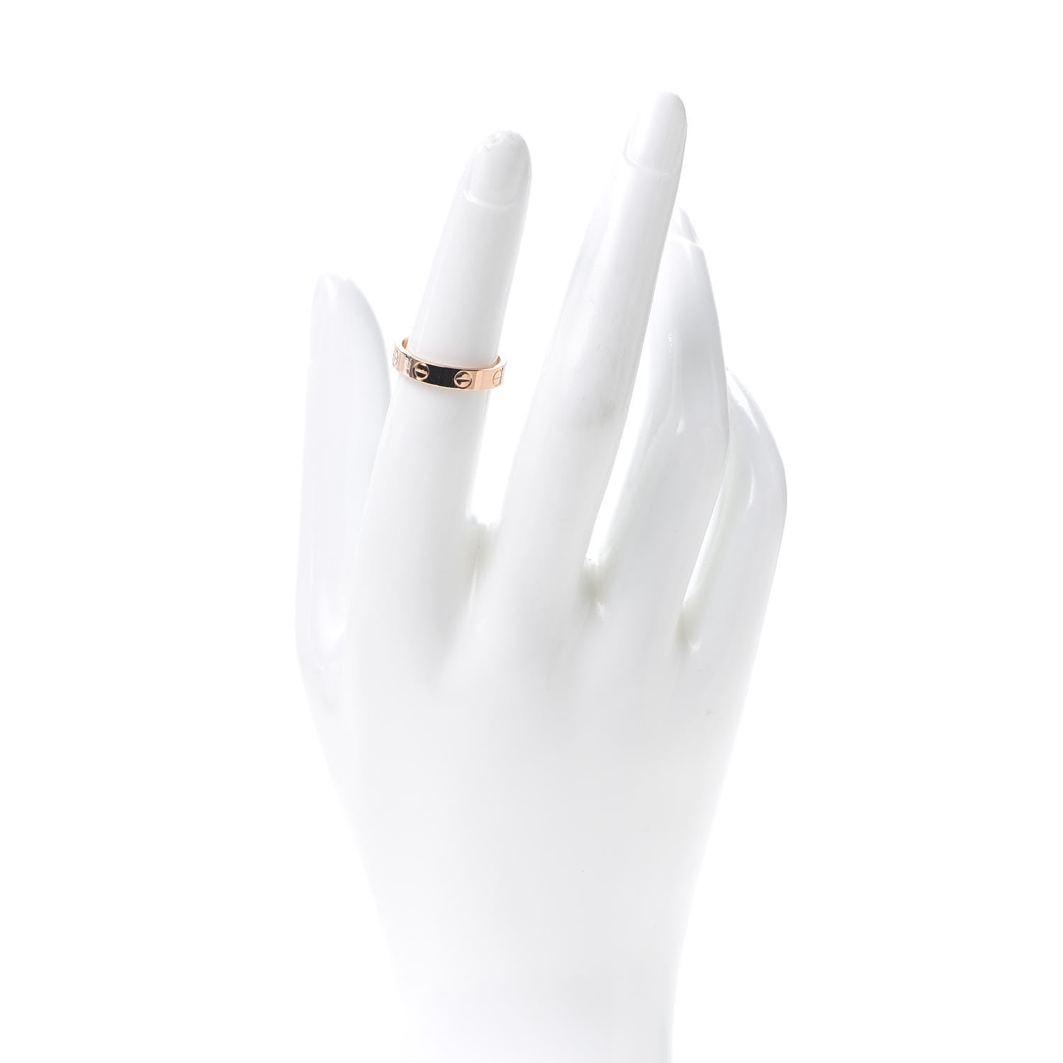 Cartier 18K Pink Gold 3.5mm LOVE Wedding Band Ring 50 5.25 2 of 6