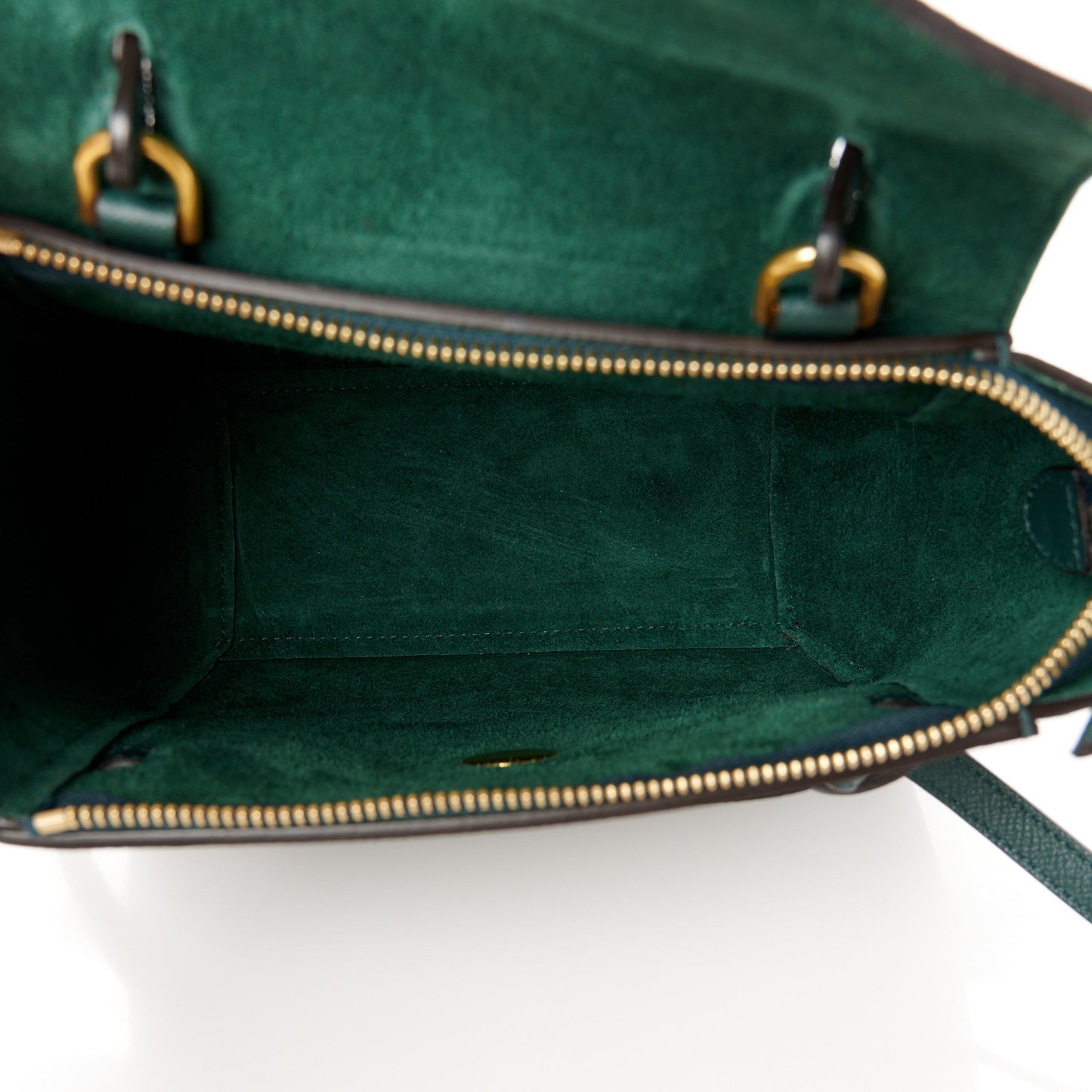 Grained Calfskin Nano Belt Bag Amazone