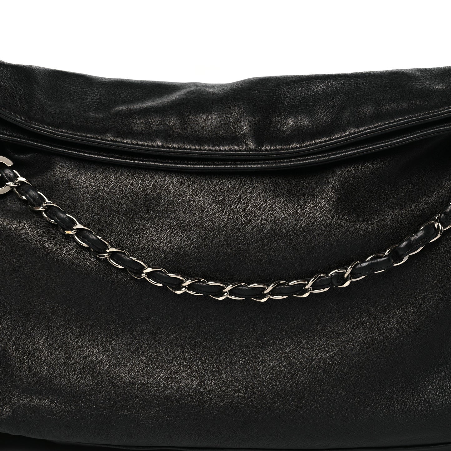 Lambskin Large Ultimate Soft Tote Black