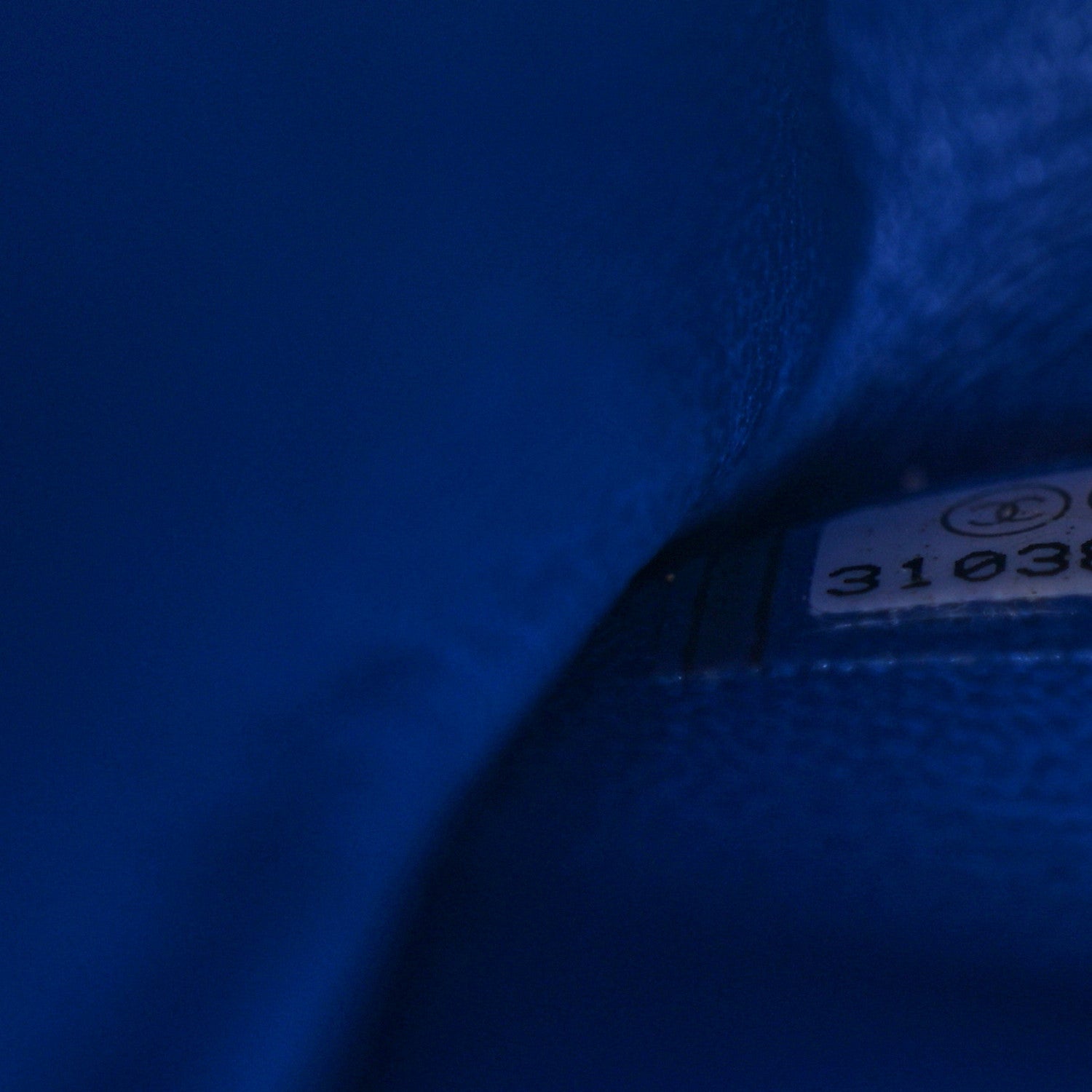 Chanel Caviar Chevron Quilted Small Double Flap Blue 8 of 13