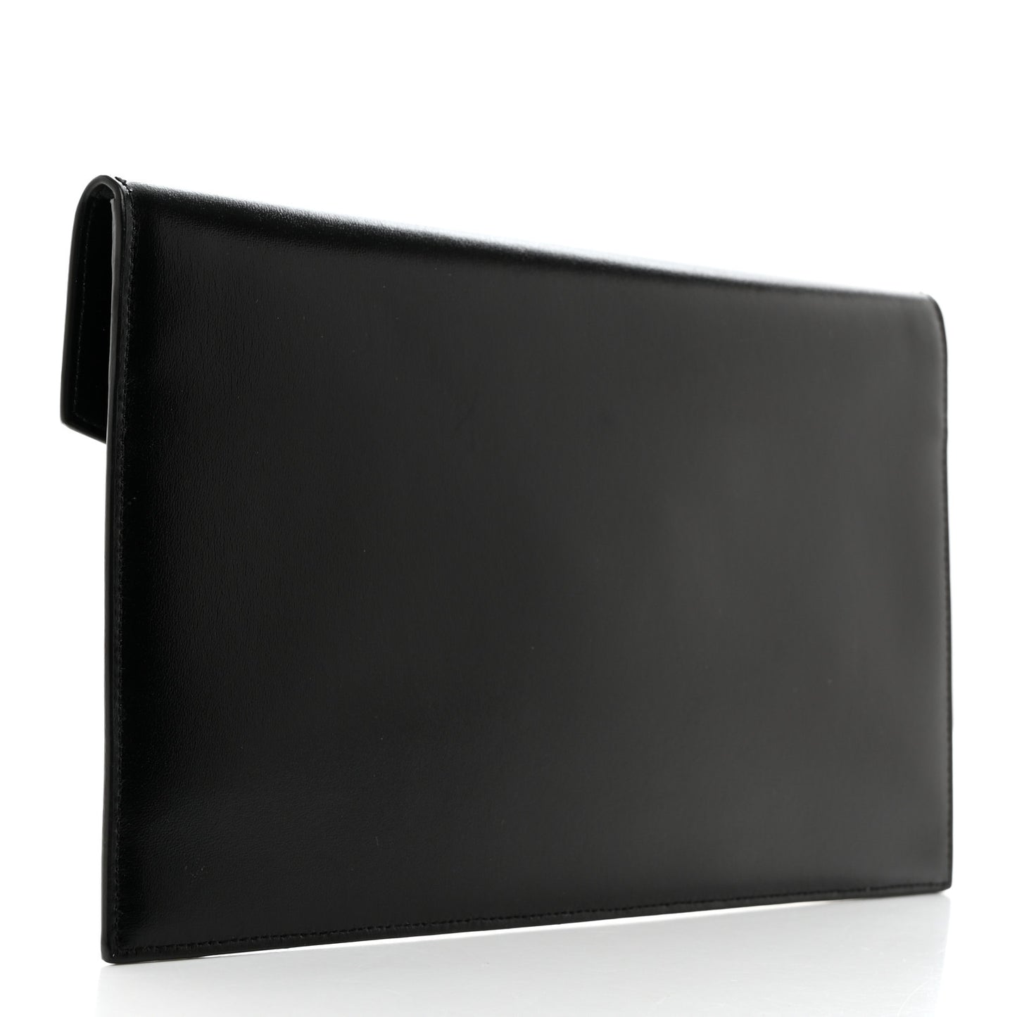 Smooth Shiny Calfskin Monogram Uptown Pouch Black