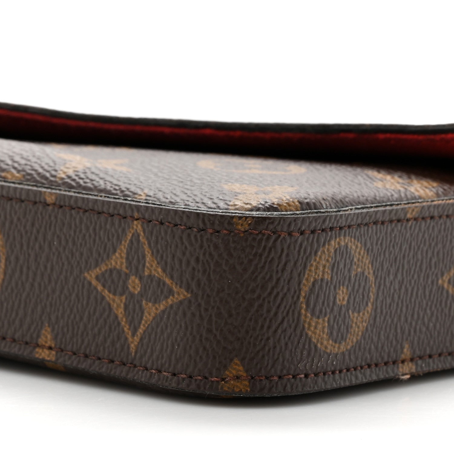 Louis Vuitton Monogram My LV World Tour Pochette Felicie Chain Wallet Coquelicot 11 of 18