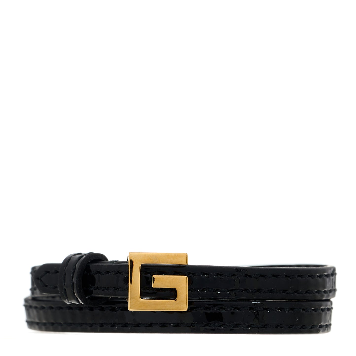 Patent G Buckle Bracelet Black