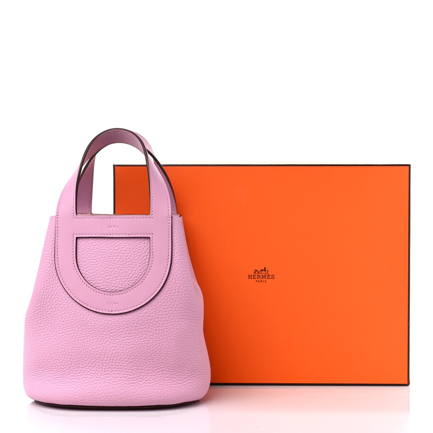 Hermes Taurillon Clemence Swift In-The-Loop 18 Bag Mauve Sylvestre 11 of 11