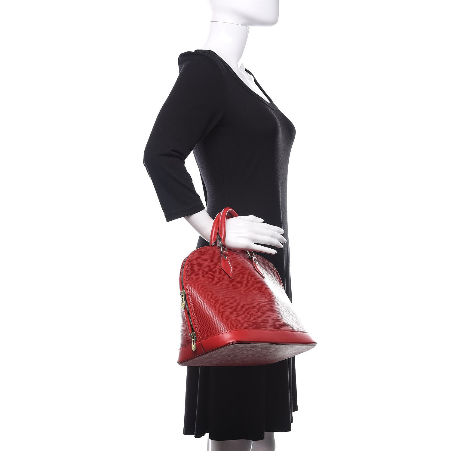Louis Vuitton Epi Alma PM Castillan Red 2 of 20