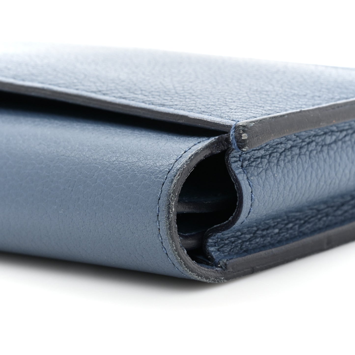 Evercolor Passant Long Wallet Bleu Brighton