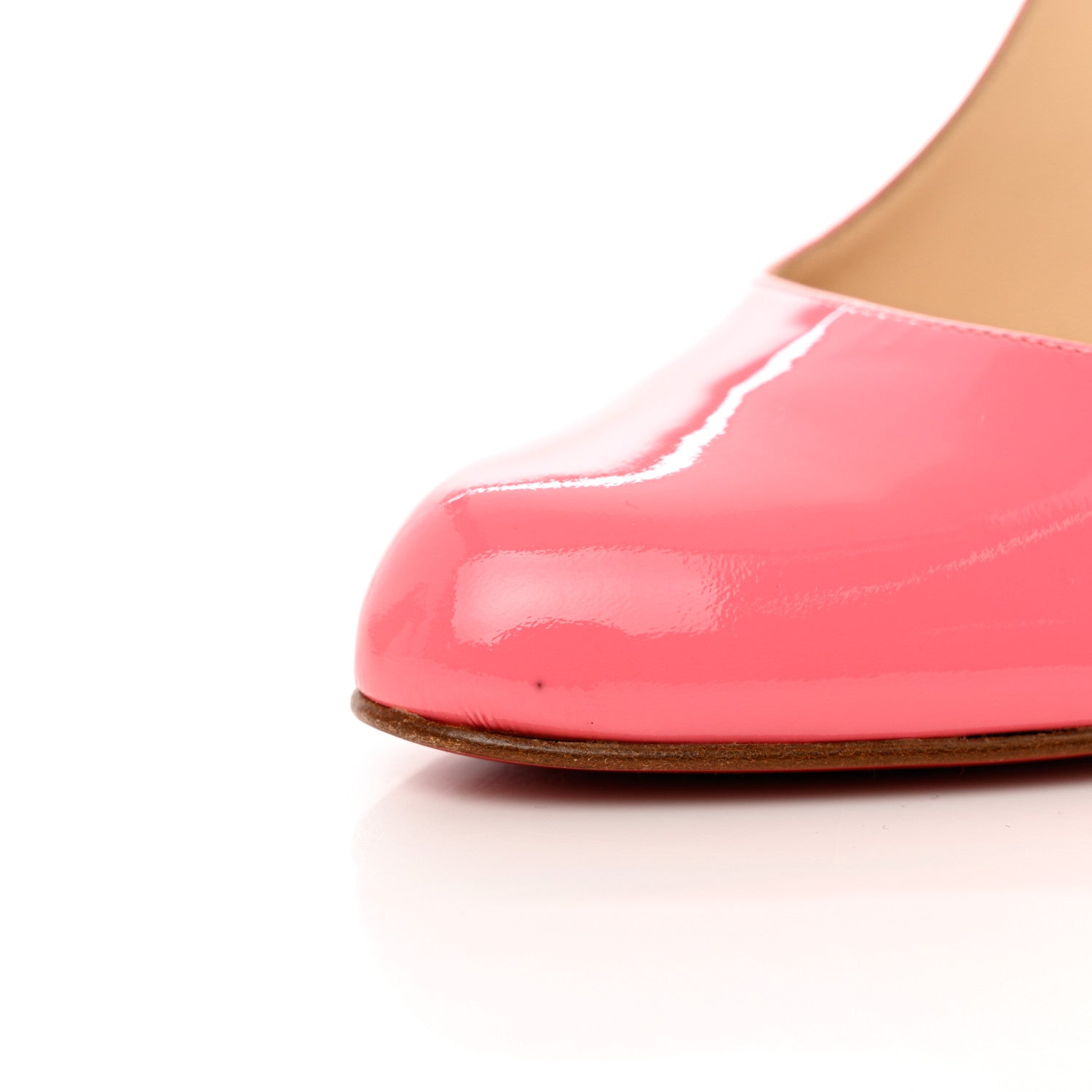 Christian Louboutin Patent Fifi Sling 85 Pumps 39 Pink 9 of 11